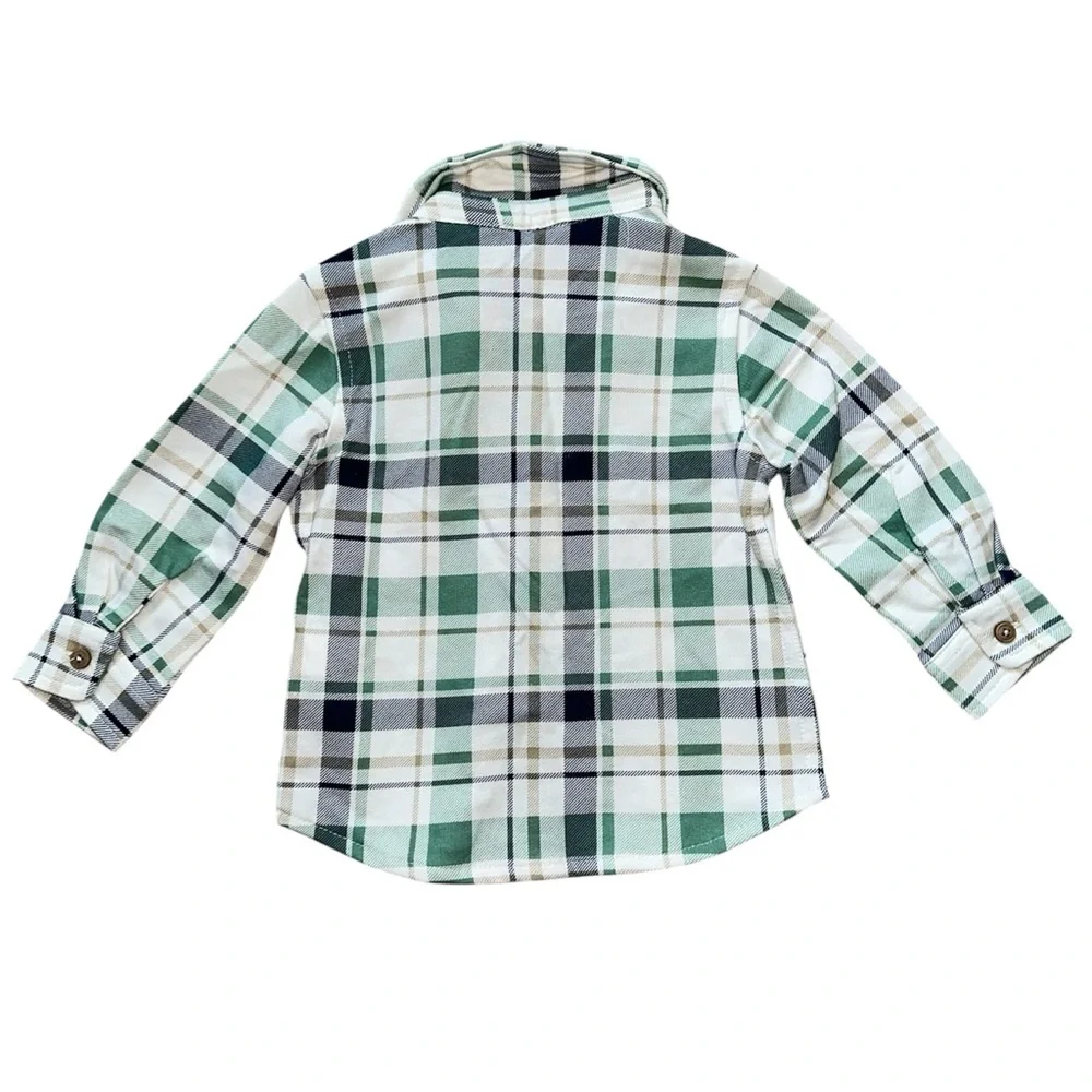 First Impressions Baby Boy Plaid Button Down Shirt